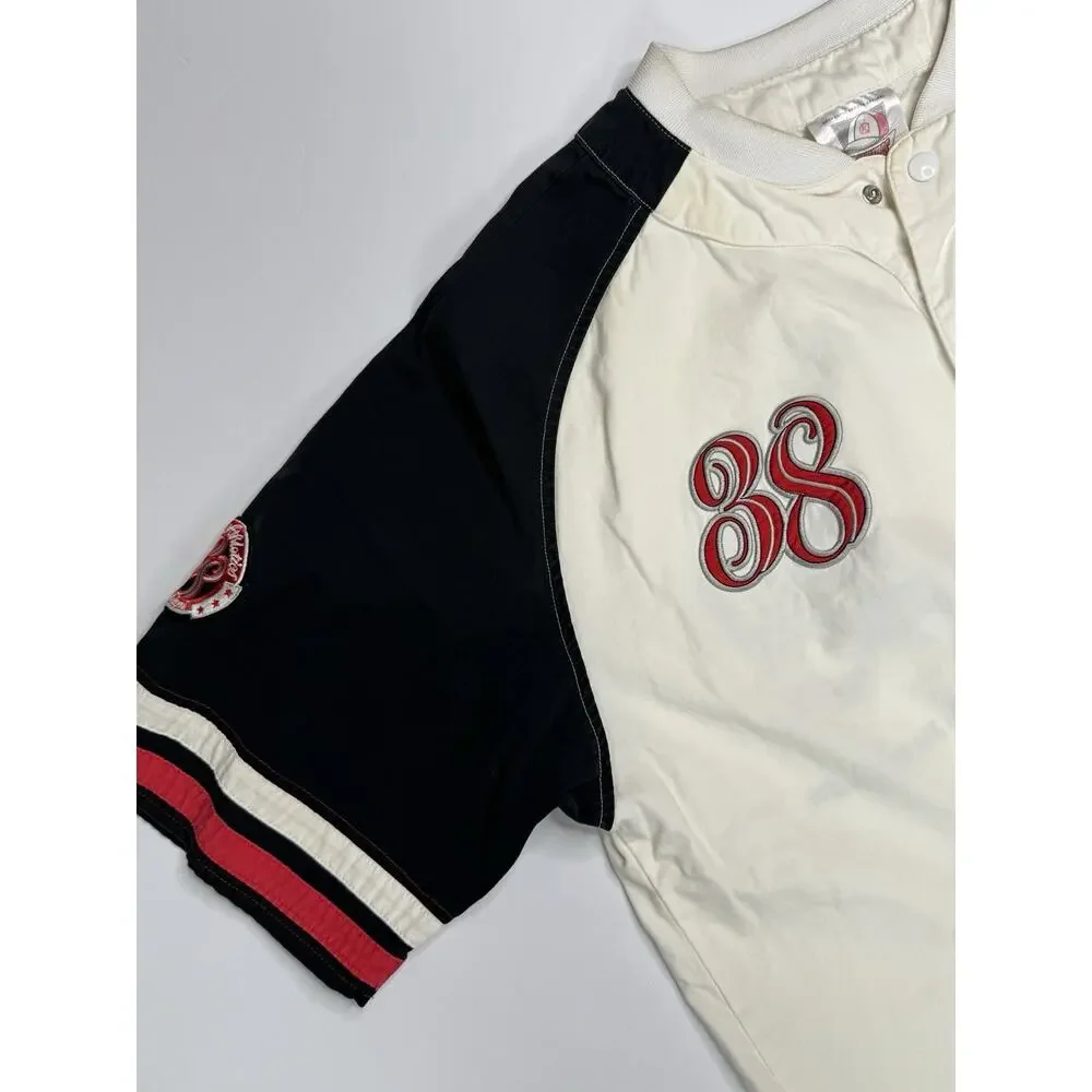 Run Athletics Baseball Jersey Mens XL Y2K Rev Run Hip Hop Embroidered 1988